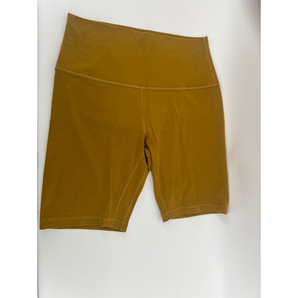 Lululemon Align High-Rise Short 8 Gold Spice Nulu Yoga Biker Shorts LW7BIKS